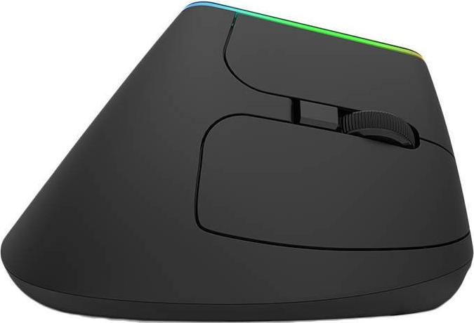 Actual product image Delux Wireless Vertical Mouse M618DB BT4.0 + 2.4Ghz 4000DPI RGB (Wireless)