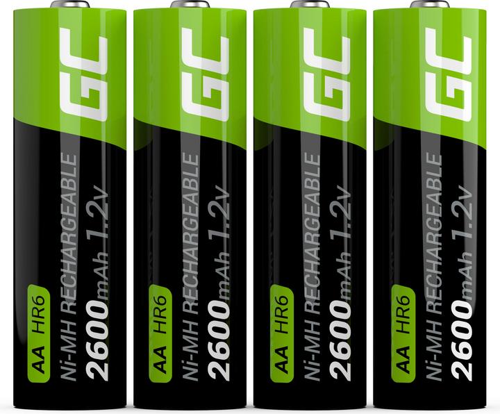 Actual product image GreenCell Battery - 1.2 V (4 pcs., AA, 2600 mAh)