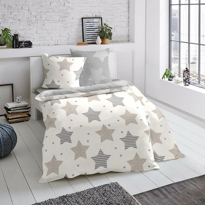 Immagine prodotto Traumschlaf Stelle (Set di biancheria da letto, 155x220 cm + 80x80 cm)