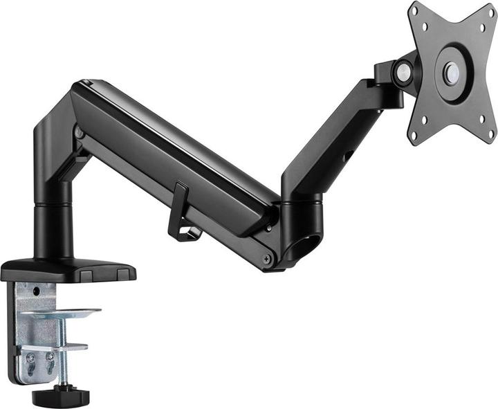 Actual product image Ergo Office Black Monitor Desk Mount, Gas Spring, 17"-32", 9kg, ER-405B (Table, 32.01")