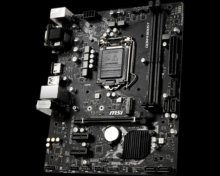Produktbild MSI H310M Pro-M2 Plus (LGA 1151, Intel H310, uATX)