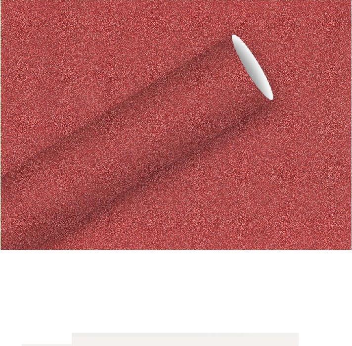 Produktbild Braun + Company Geschenkpapier-Rolle Glitter rot (Geschenkpapier)