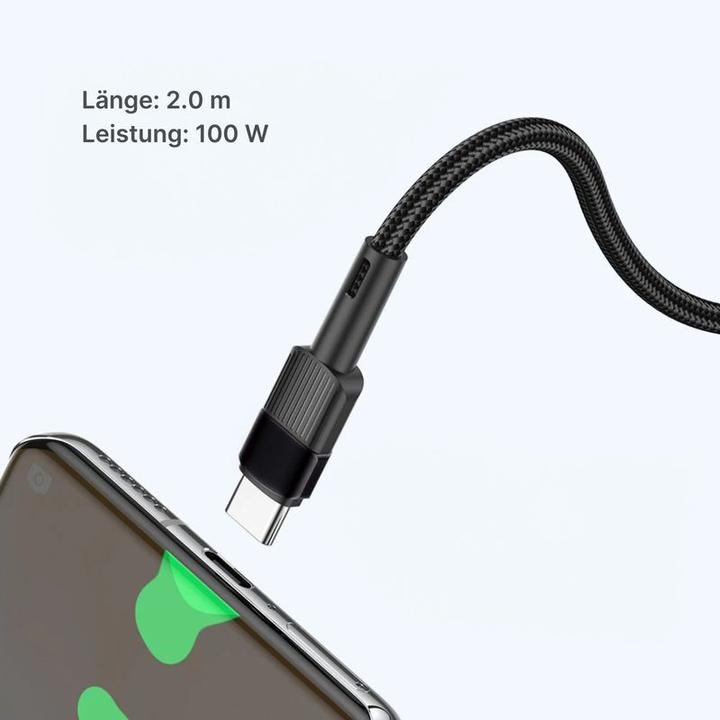 Image du produit Hermex USB-C - Câble de charge USB-C Câble de données Câble de charge rapide (2 m, USB 2.0)