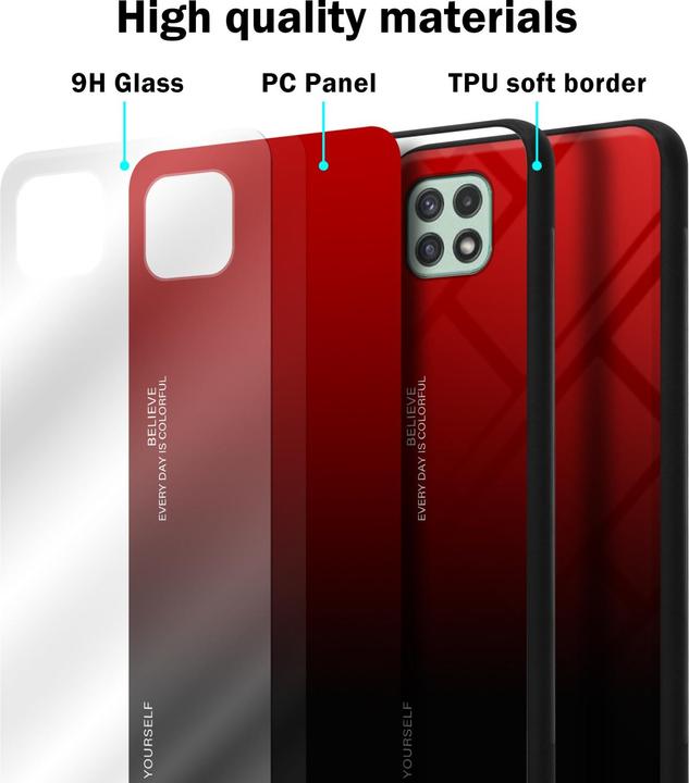 Immagine prodotto Cadorabo Manicotto per vetro in TPU a 2 colori (Samsung Galaxy A22 5G)