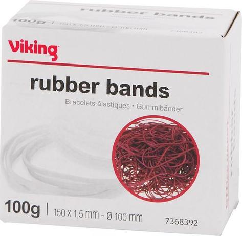 Office Depot Rubber bands 1.5 mm 100 mm red 100 g (1 pcs.)