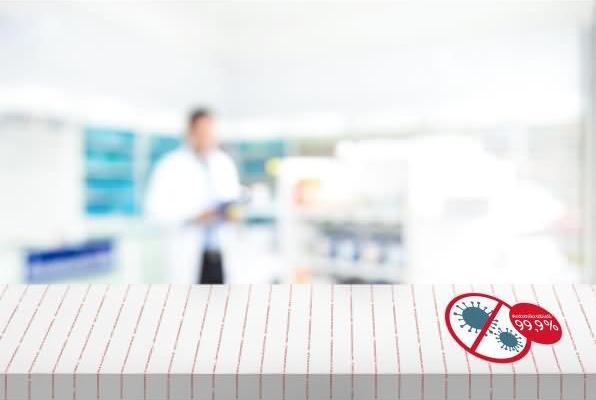 Produktbild Avery Antimikrobielle Etiketten, ablösbar, transparent