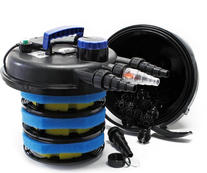 Produktbild SunSun CPF-250 Druckteichfilter 10.000 l/h / 11 W Teichdruckfilter Teichfilter