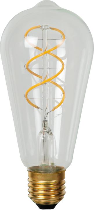 Immagine prodotto Lucide ST64 - Lampada a filamento - Ø 6,4 cm - LED dim. - E27 - 1x4,9W 2700K - Trasparente 49034/05/60 (E27, 4.90 W, 450 lm, 1 x, G)