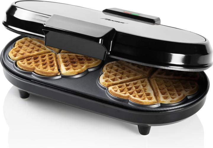 Immagine prodotto Bestron Doppia piastra per waffle per ottenere i classici waffle a forma di cuore