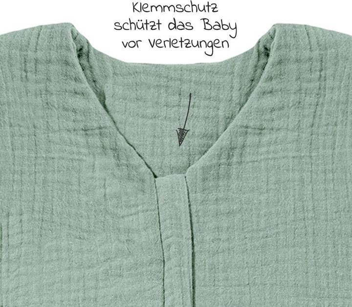 Produktbild Julius Zöllner Sommerschlafsack Musselin (62 cm, 0.5 TOG)