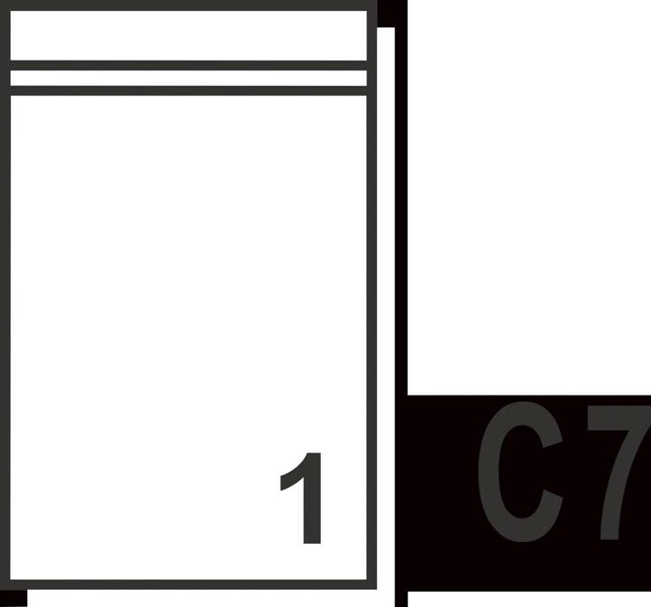 Image du produit Transpak Trans-pak Pochettes pour documents 90 x 118 mm C7