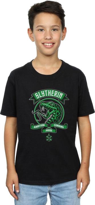 Immagine prodotto Slytherin Toon Crest Maglietta Ragazzi (140, 146)