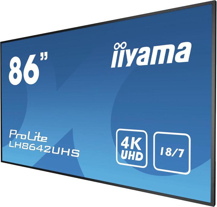 Produktbild iiyama LH8642UHS-B1 (3840 x 2160 Pixel, 85.83")