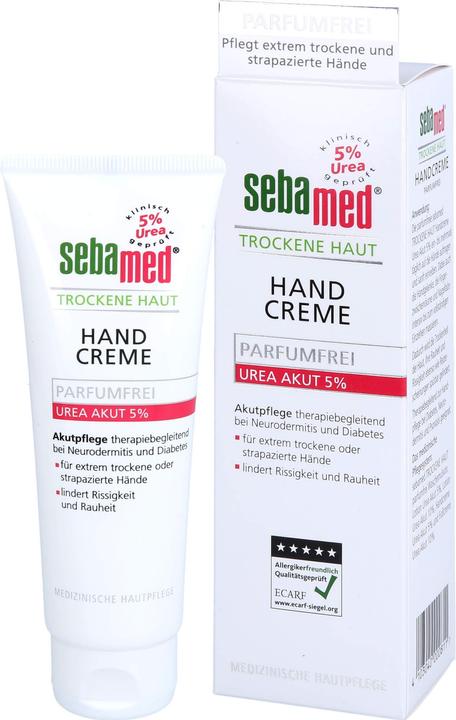 Produktbild Sebamed Trockene Haut Parfumfrei Handcreme Urea 5%, 75 ml Creme (75 ml)