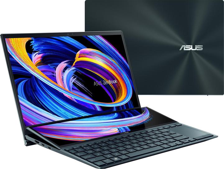 Actual product image ASUS ZenBook Duo 14 UX482EG-HY016R - Core i7 1165G7 / 2.8 GHz - Win 10 Pro - 32 GB RA (14", Intel Core i7-1165G7, 32 GB, 1000 GB, DE)