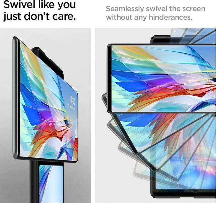 Actual product image Screenguard LG Wing Flexible TPU Clear Case (LG Wing)