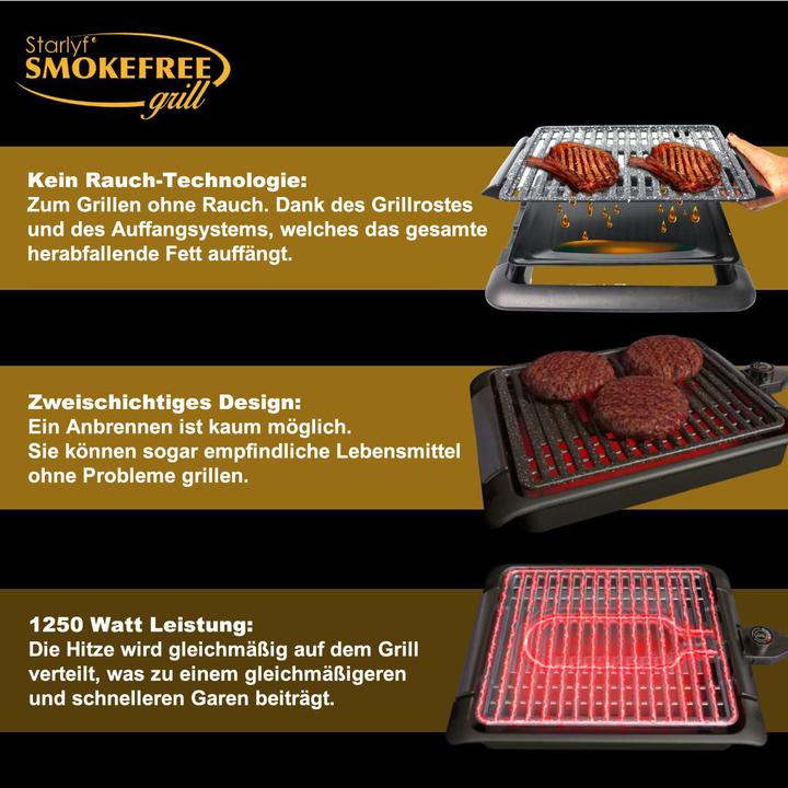 Actual product image Starlyf Smokefree Grill