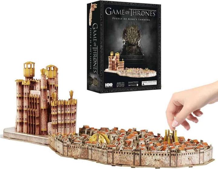 Actual product image 4D City 3D Game of Thrones : Kings Landing (260 pieces)