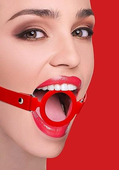 Produktbild Ouch! Silicone Ring Gag - With Leather Straps