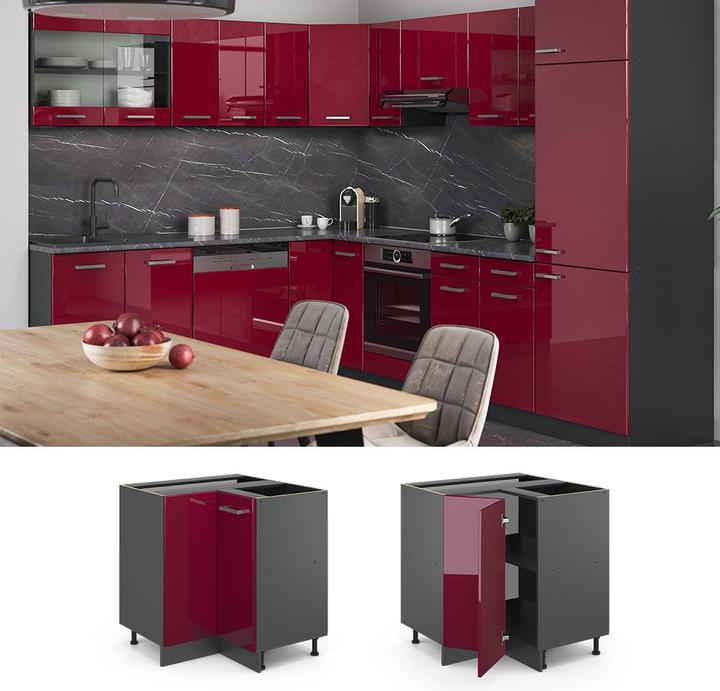 Actual product image Vicco Eckunterschrank R-Line (75.5 x 46 x 81.5 cm)