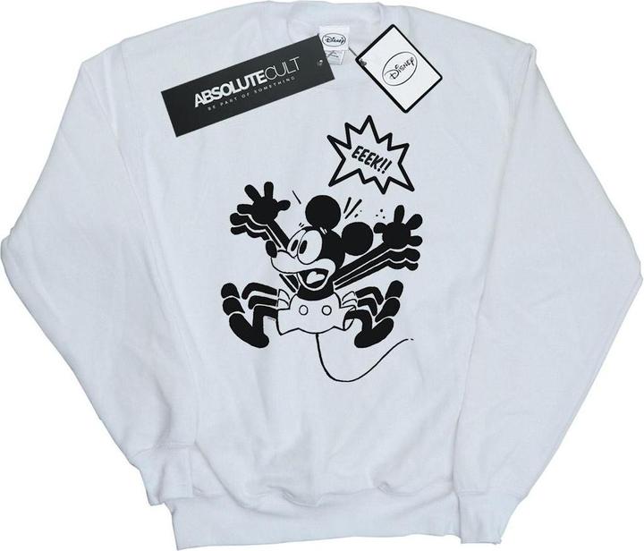 Actual product image Disney Womens/Ladies Mickey Mouse EEEEEK! Sweatshirt (M)