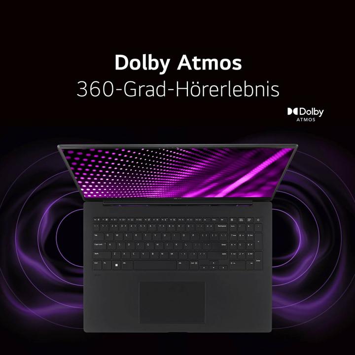 Immagine prodotto LG gram Pro 17 (17", Intel Core Ultra 7 155H, 16 GB, 1000 GB, DE)
