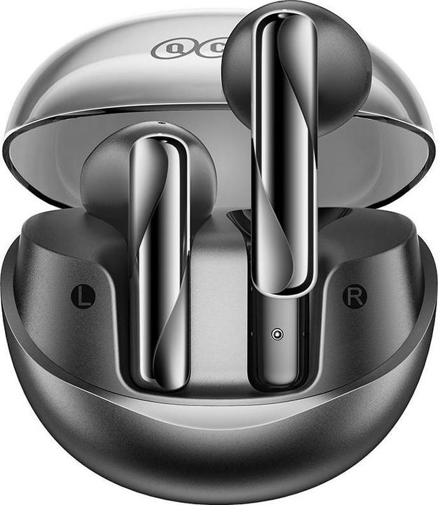 Actual product image QCY TWS AilyBuds Clear T32 Headphones (black) (Wireless)
