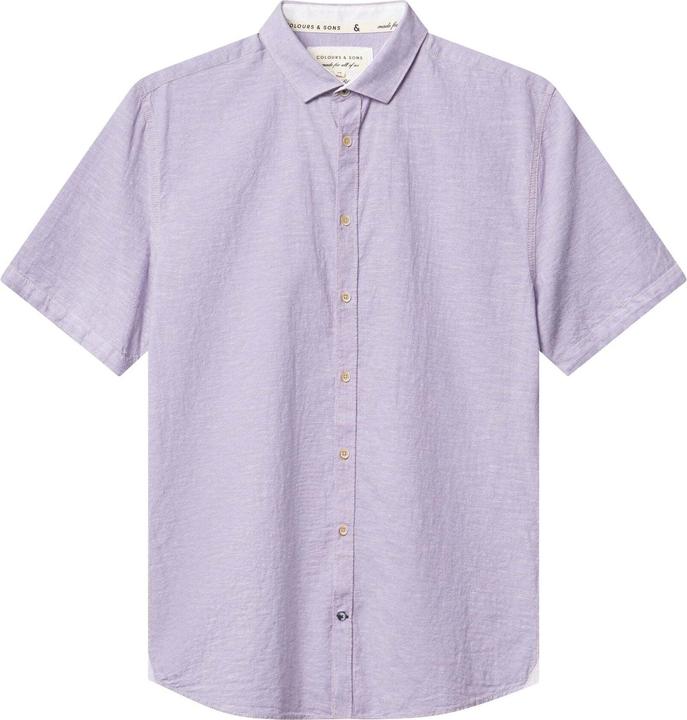 Actual product image Colours & Sons Kurzarmhemd Shirt-Linen Blend Kent (M)