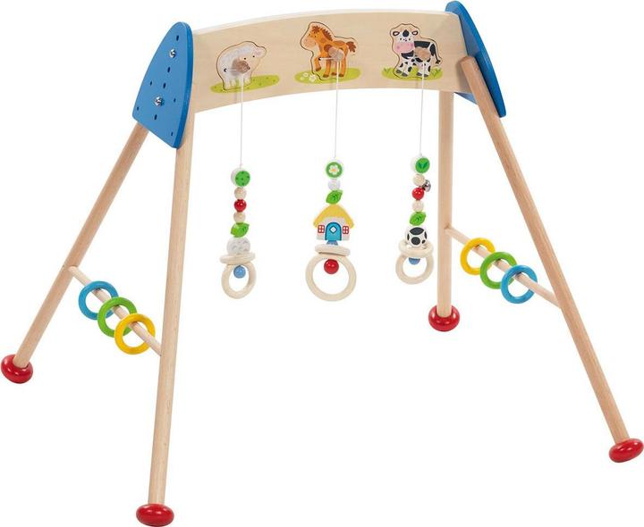Goki Baby-Fit Animal Voices Farm, Grip and Play Trainer