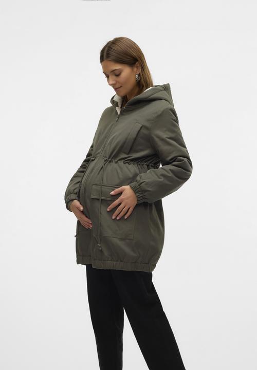 Actual product image Mamalicious Hood Elasticated cuffs Jacket Jacket (L)