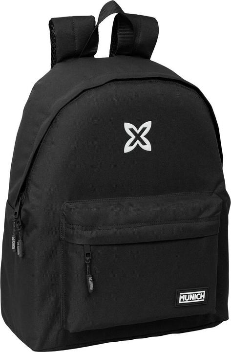 MunichSport Schulrucksack Munich Basics Schwarz 33 x 42 x 15 cm