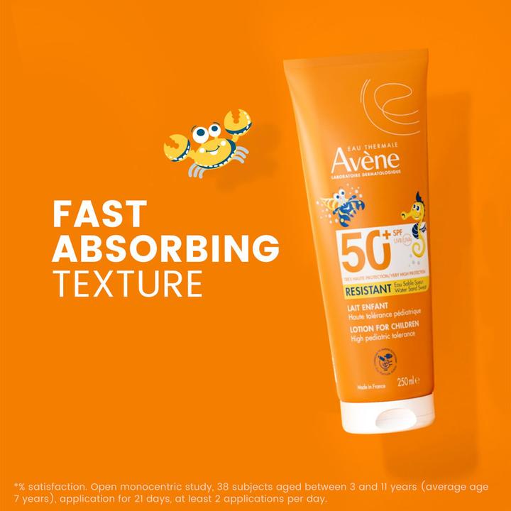 Actual product image Avène Kindersonnenmilch (Suntan lotion, SPF 50+, 250 ml)