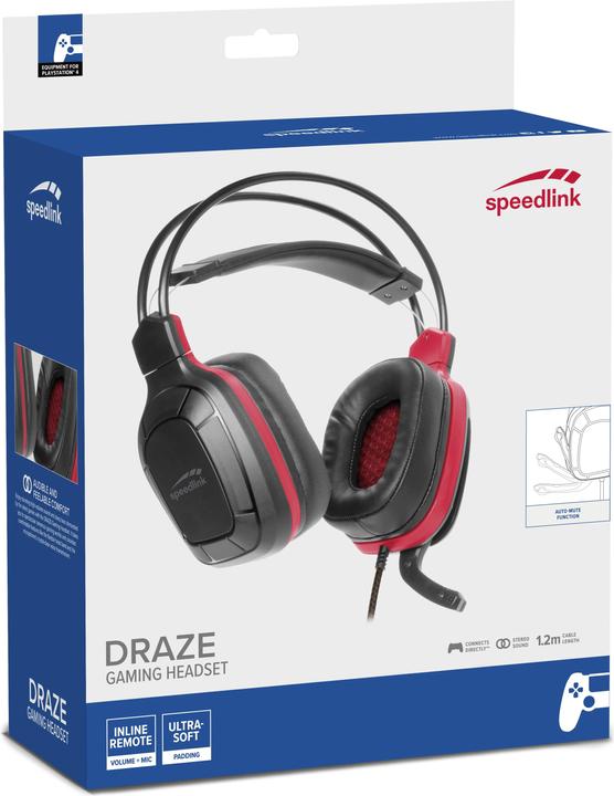 Produktbild Speedlink Kopfhörer Casad (SL-860008-BK) (Kabelgebunden)