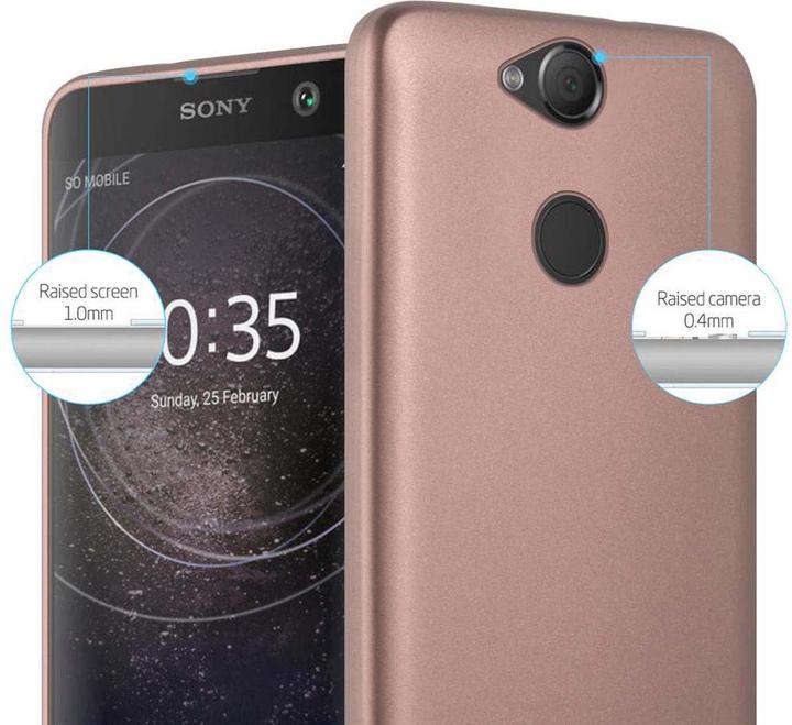 Produktbild Cadorabo TPU Matt Metallic Cover (Sony Xperia XA2)