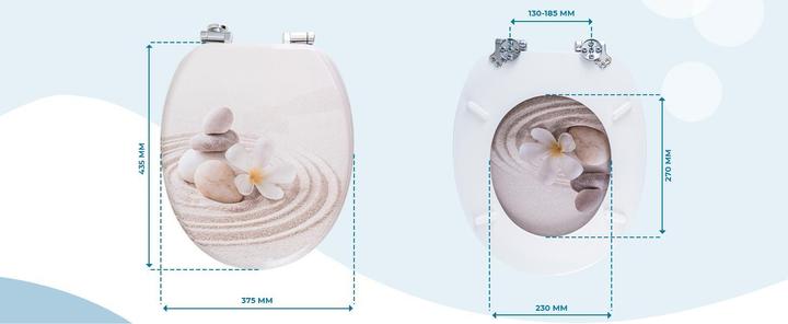 Actual product image Benkstein Toilettensitz MDF, Beige