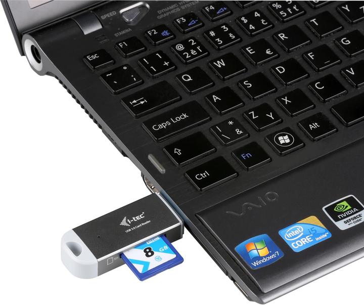Actual product image i-tec USB 3.0 Dual Card Reader (USB 3.0)
