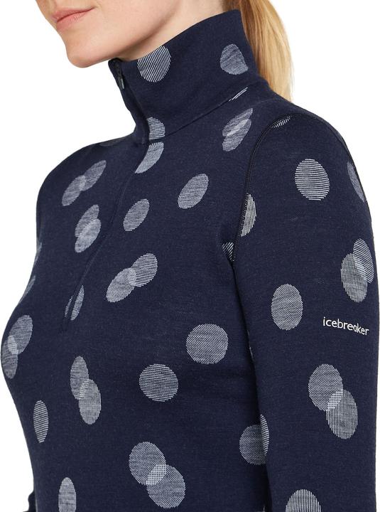 Immagine prodotto Icebreaker Donna 260 Vertex L/S Mezza Zip Falling Flakes (XS)