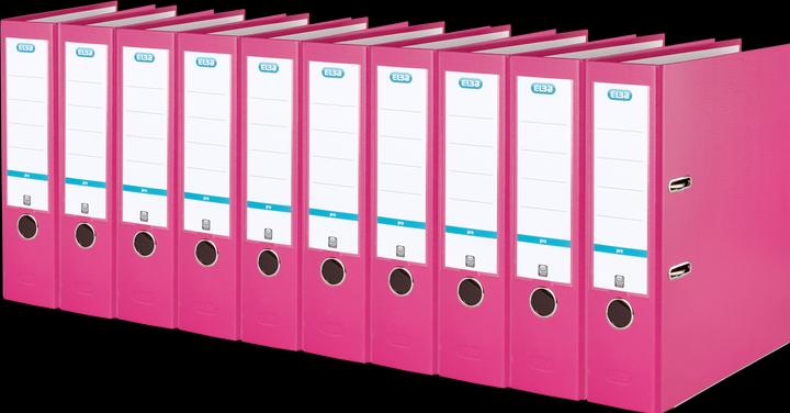 Produktbild Elba Mappe smart pro, Rückenbreite: 80 mm, rosa DIN A4, Umschlag außen PP / innen Papier, transparent (A4, 80 mm, 1 Stück)