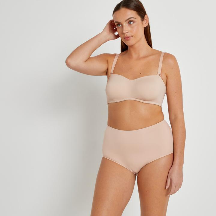 Image du produit La Redoute Collections Soutien-gorge bandeau en microfibre (100 E)