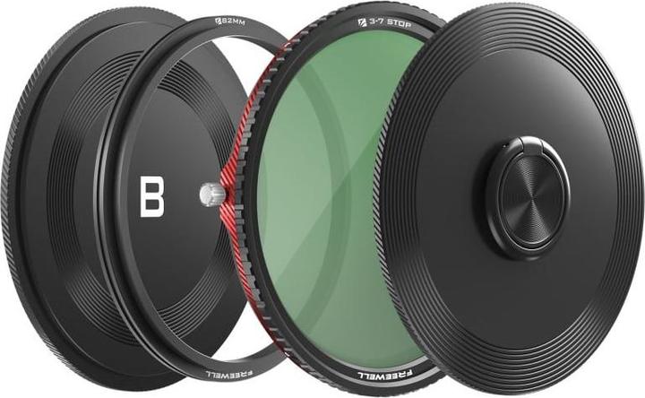 Freewell Magnetic filter V2 Series VND/CPL 3-7 Stops (82 mm, Neutral density filter, 82 mm)
