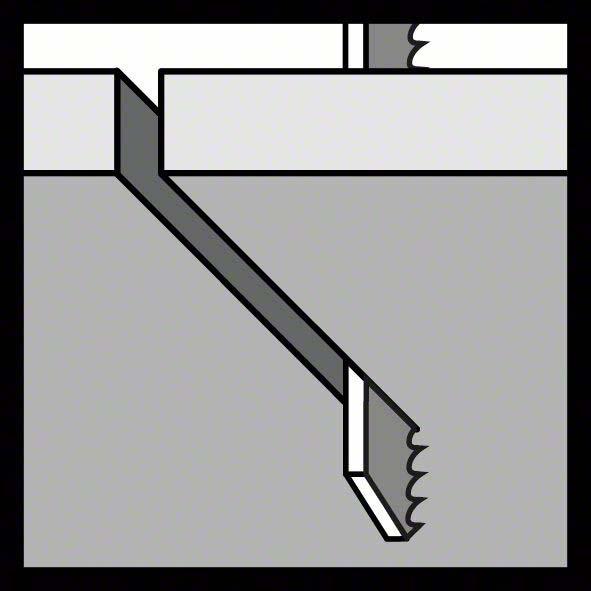 Produktbild Bosch Professional Zubehör PRO Stainless Steel T118GFS Stichsägeblatt, 83 mm, 5-tlg.