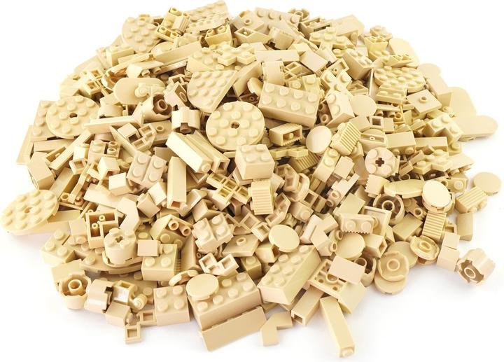 Immagine prodotto LEGO Pietre beige miste - 800 pezzi - Miscela di mattoni Tan - NUOVO (Accessori LEGO)