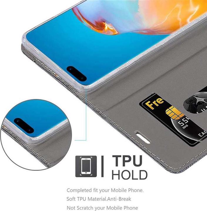 Actual product image Cadorabo Book Jeans Optics Cover (Huawei P40 Pro)