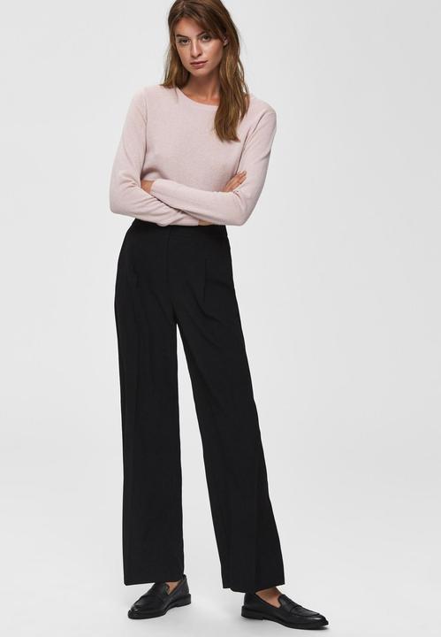 Actual product image Selected Femme Woven trousers with wide leg (42)