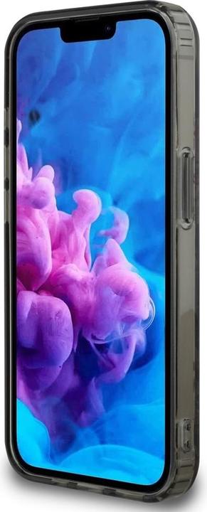 Actual product image Guess Case IML Flowers MagSafe for iPhone 16e black (Apple iPhone 16e)