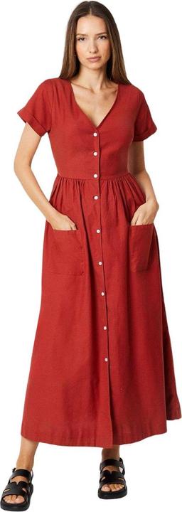 Immagine prodotto Dorothy Perkins Vestito Midi a Camicia Dettaglio Tasca Donna (36 D)