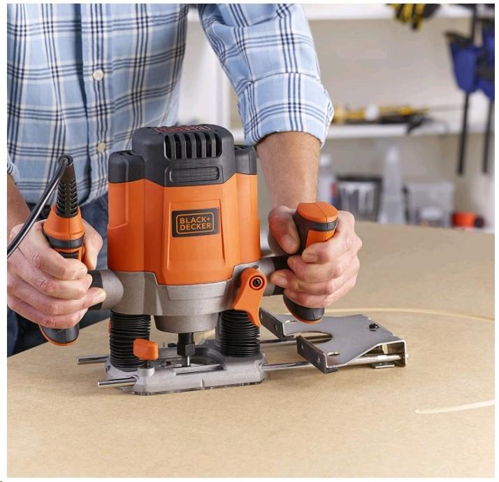 Image du produit Black & Decker Défonceuse KW1200E, 1200W