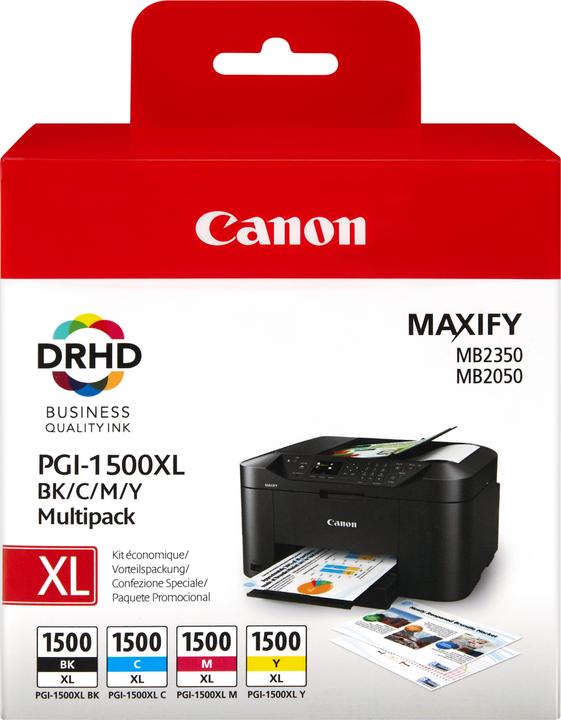 Produktbild Canon PGI-1500XL Multipack (CMYK)
