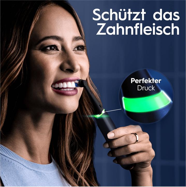 Actual product image Oral-B iO 9 + Sensitive spazzolino elettrico nero (Oscillating toothbrush)