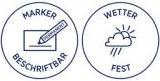 Actual product image Avery Test badges